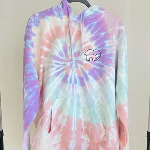 Tie dyed Ivory Ella Hoodie